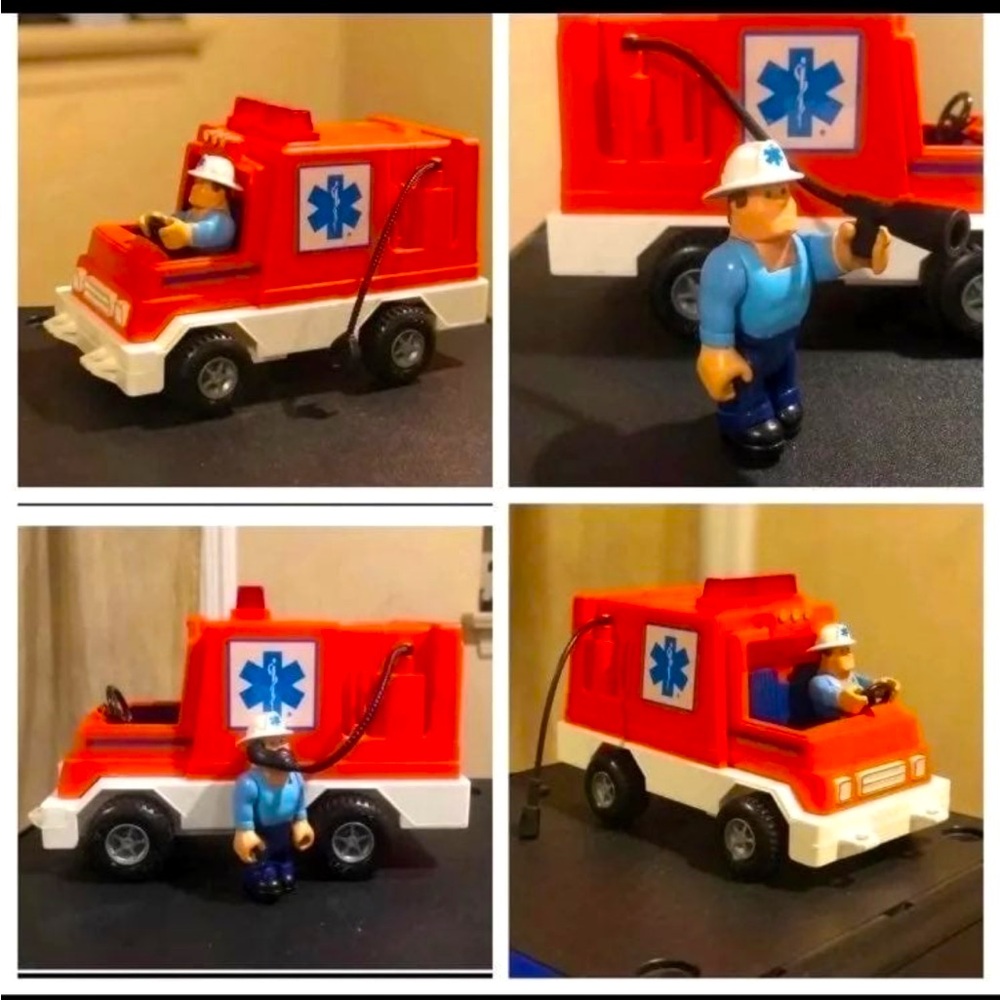 Vintage fisher price husky helpers
